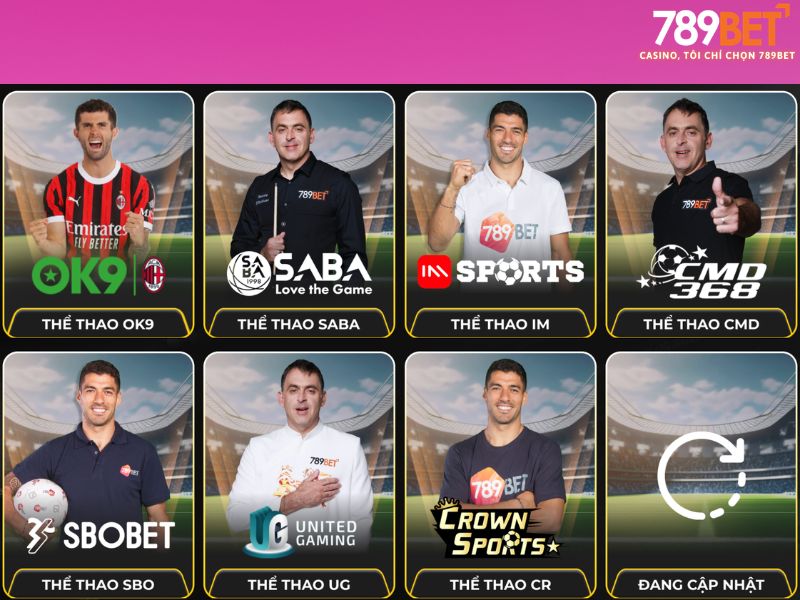 Cá cược Thể thao 789BET với tỷ lệ kèo cạnh tranh