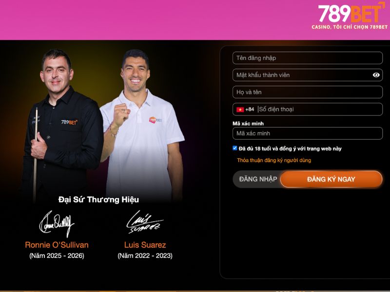 Đăng ký tài khoản 789BET trong vài phút